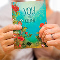 Load image into Gallery viewer, Lifestyle image(s) featuring Tree-Free’s Keeper Anniversary card
