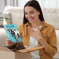 Load image into Gallery viewer, Lifestyle image(s) featuring Tree-Free’s Udderly Grateful Thank You Card card
