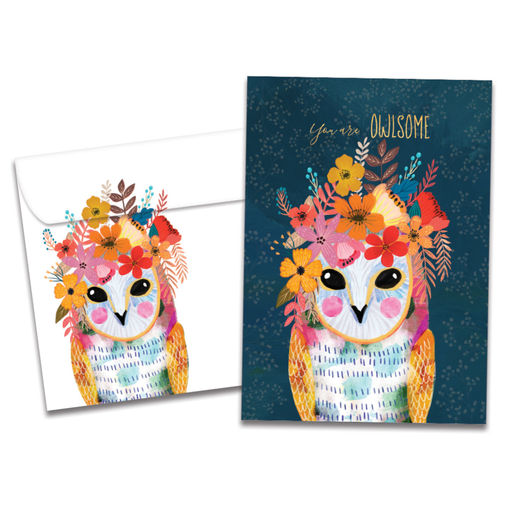 You Are Owlsome Friendship Card