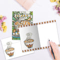 Load image into Gallery viewer, The inside of Tree-Free’s Thanks A Latte Thank You Card card, with the cover and envelope in the background.
