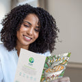 Load image into Gallery viewer, Lifestyle image(s) featuring Tree-Free&#39;s Thanks A Latte Thank You Card card
