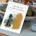 Load image into Gallery viewer, Little Vader Halloween Card
