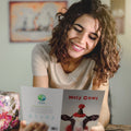 Load image into Gallery viewer, Lifestyle image(s) featuring Tree-Free’s Holy Cow card
