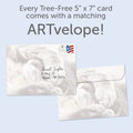 Load image into Gallery viewer, The envelope for Tree-Free’s Adult Today All Occasion Card card, along with the following text: “Every Tree-Free 5x7 card comes with a matching ARTvelope!”
