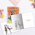Load image into Gallery viewer, The inside of Tree-Free’s Another Year card, with the cover and envelope in the background.
