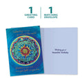 Load image into Gallery viewer, The cover and inside of Tree-Free’s Celebrating the Day card, along with the following text: “1 greeting card, 1 matching envelope”
