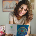 Load image into Gallery viewer, Lifestyle image(s) featuring Tree-Free’s Celebrating the Day card
