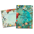 Load image into Gallery viewer, The cover of Tree-Free&#39;s Lifted Sympathy Card card, along with its matching envelope.
