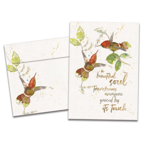 The cover of Tree-Free's Graced card, along with its matching envelope.