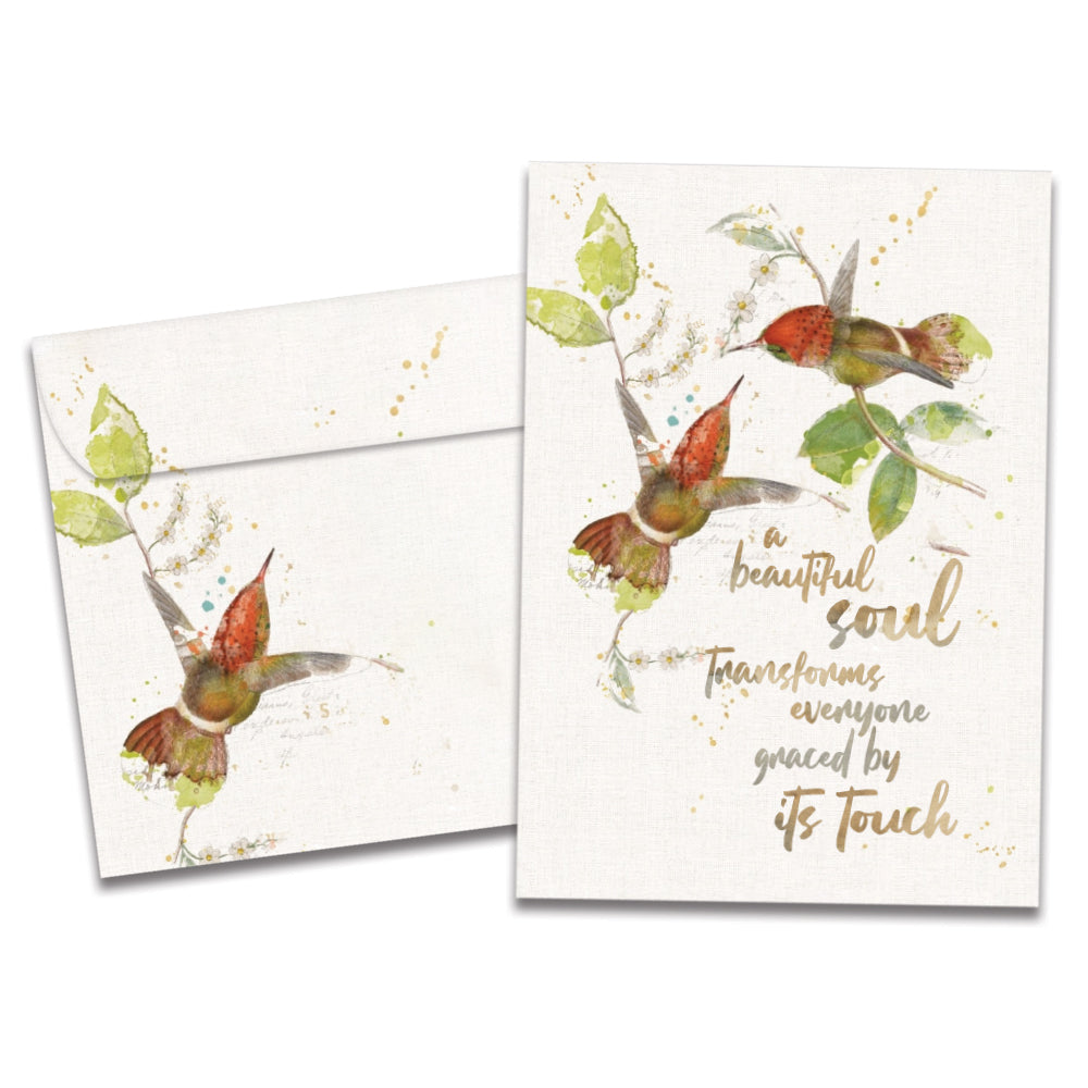 The cover of Tree-Free's Graced card, along with its matching envelope.