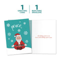 Load image into Gallery viewer, Peace Santa Holiday Card
