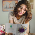 Load image into Gallery viewer, Lifestyle image(s) featuring Tree-Free’s Honey Bunny Birthday card
