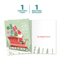 Load image into Gallery viewer, Cute Santa Sleigh Christmas Card
