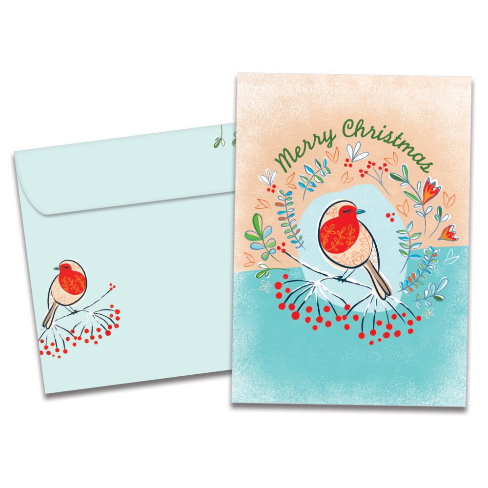 Whimsical Christmas Bird