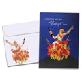 Load image into Gallery viewer, The cover of Tree-Free&#39;s Vintage Status card, along with its matching envelope.
