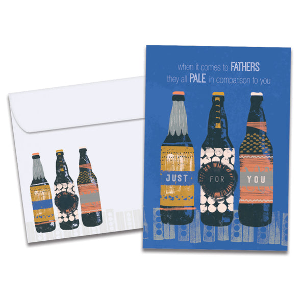 The cover of Tree-Free's Craftiest Dad card, along with its matching envelope.