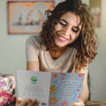 Load image into Gallery viewer, Lifestyle image(s) featuring Tree-Free’s The World Enjoys You card

