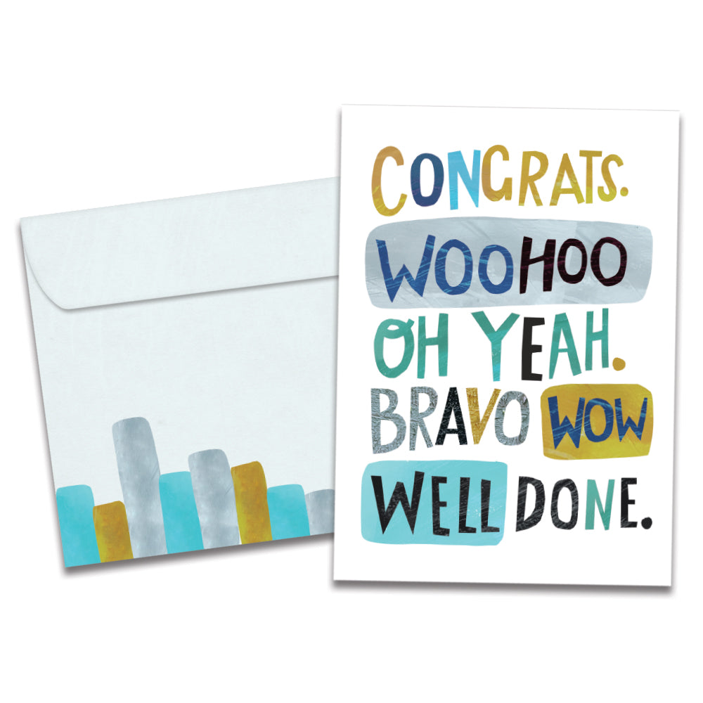 Woohoo Congrats Graduation Card