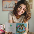 Load image into Gallery viewer, Lifestyle image(s) featuring Tree-Free’s Sea of Happy card

