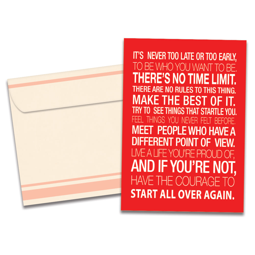 No Time Limit All Occasion Card