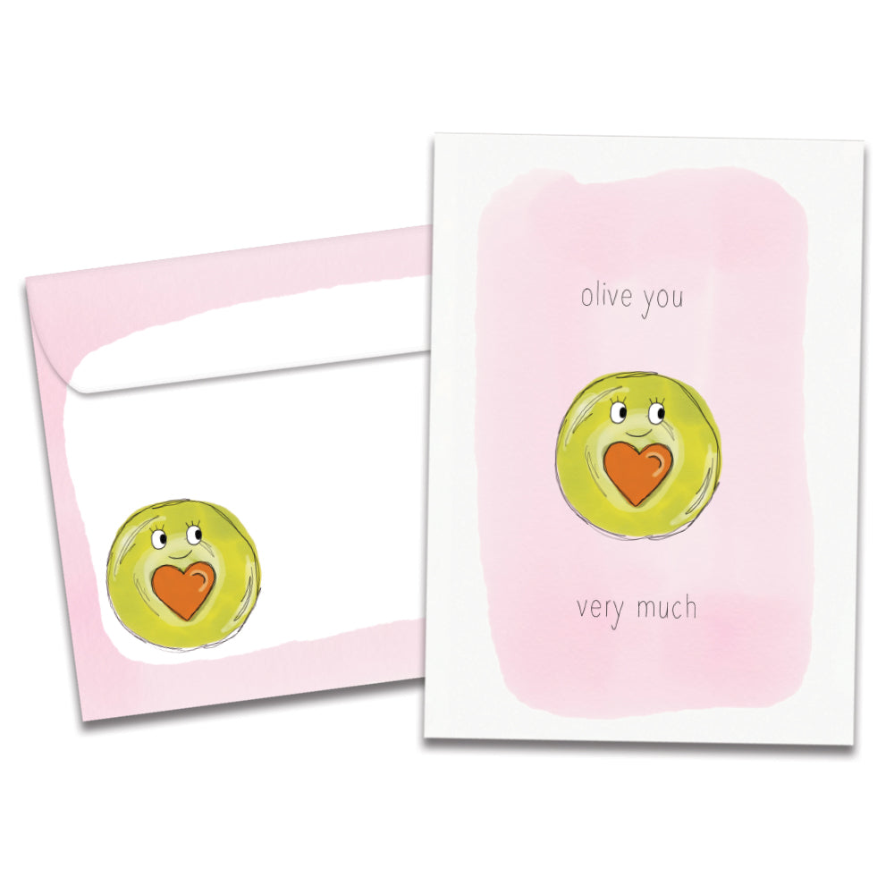 Olive You Valentine's Day Card
