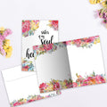 Load image into Gallery viewer, The inside of Tree-Free’s Soul Sister All Occasion Card card, with the cover and envelope in the background.

