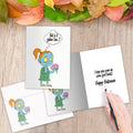 Load image into Gallery viewer, Gluten Free Zombie Halloween Card
