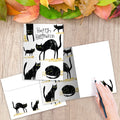 Load image into Gallery viewer, Black Cat Halloween Halloween Card
