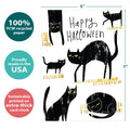 Load image into Gallery viewer, Black Cat Halloween Halloween Card
