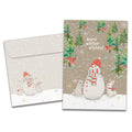 Load image into Gallery viewer, Warm Wishes Snowman Holiday Card
