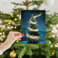 Load image into Gallery viewer, Lifestyle image(s) featuring Tree-Free’s Magical Reindeer card
