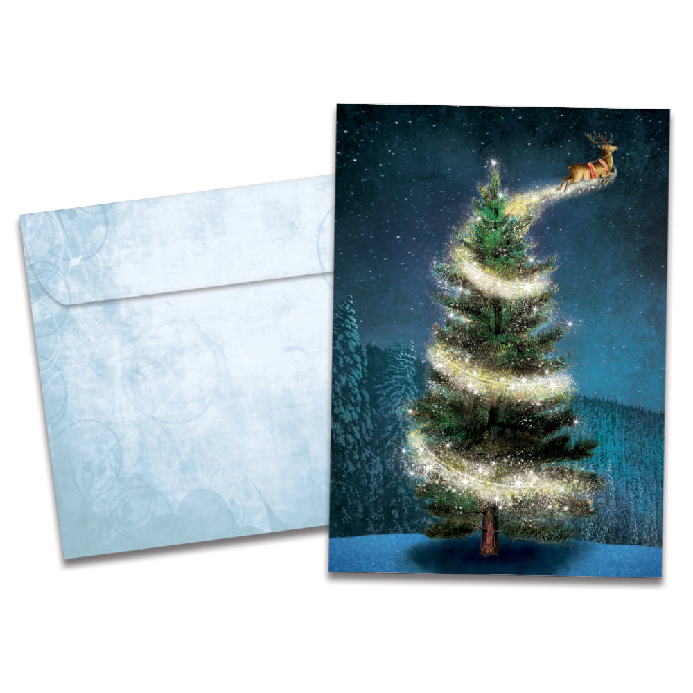 Magical Reindeer Holiday Card