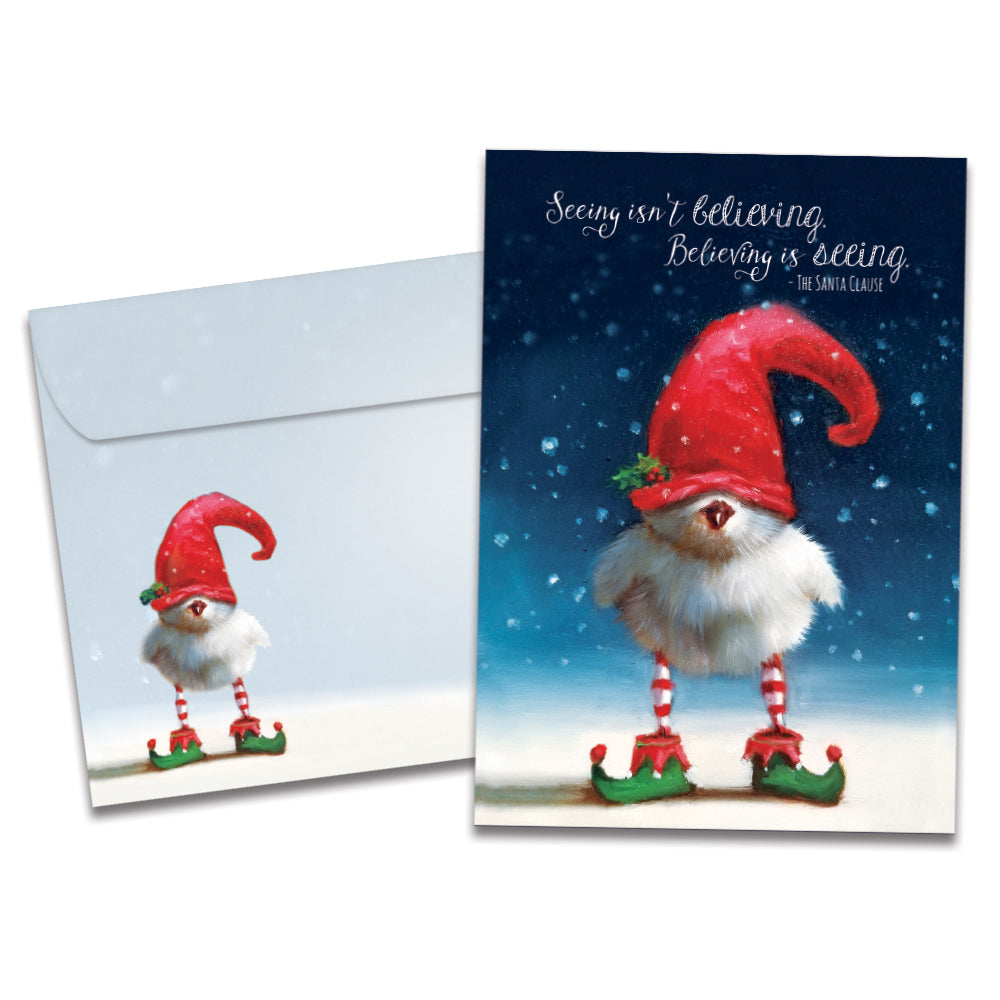 Believing Is Seeing Christmas Card