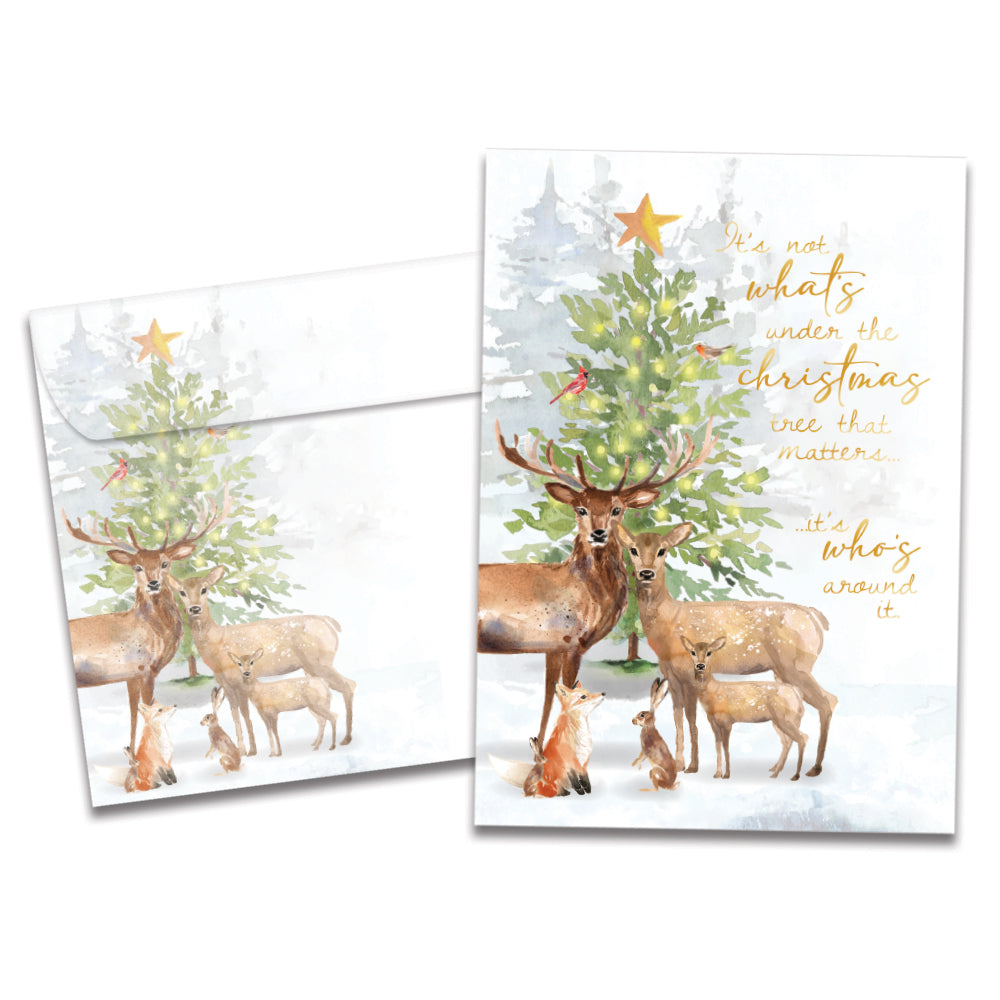 Furry Family Christmas Card