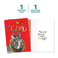 Load image into Gallery viewer, Boho Deer Christmas Holiday Card

