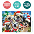 Load image into Gallery viewer, Holiday Dog Selfie Christmas Card
