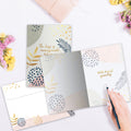 Load image into Gallery viewer, The inside of Tree-Free’s Immeasurable Loss Sympathy Card card, with the cover and envelope in the background.
