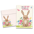 Load image into Gallery viewer, The cover of Tree-Free&#39;s Hip Hip Hop card, along with its matching envelope.
