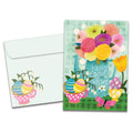 Load image into Gallery viewer, The cover of Tree-Free&#39;s Hope Love and Joy card, along with its matching envelope.
