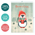 Load image into Gallery viewer, Cozy Penguin Holiday Card
