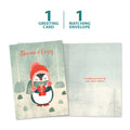 Load image into Gallery viewer, Cozy Penguin Holiday Card
