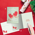 Load image into Gallery viewer, Fuzzy Mittens Holiday Card
