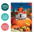 Load image into Gallery viewer, Pumpkin Kitty Halloween Card
