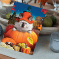 Load image into Gallery viewer, Pumpkin Kitty Halloween Card
