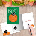 Load image into Gallery viewer, Boo Cat Halloween Card
