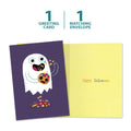 Load image into Gallery viewer, Ghost With Candy Halloween Card
