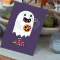 Load image into Gallery viewer, Ghost With Candy Halloween Card
