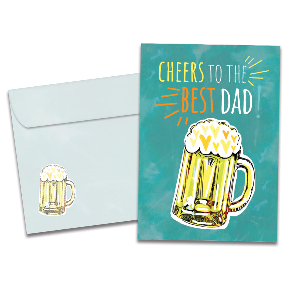 Best Dad Cheers Father's Day Card