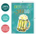 Load image into Gallery viewer, Best Dad Cheers Father&#39;s Day Card
