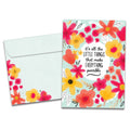 Load image into Gallery viewer, The cover of Tree-Free&#39;s Little Things card, along with its matching envelope.
